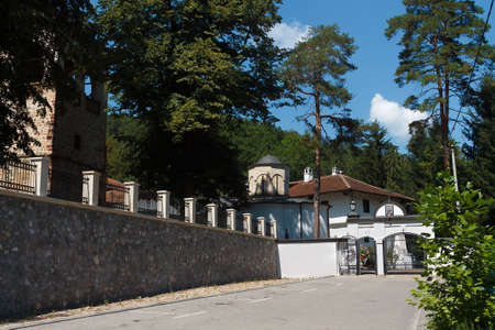 The monastery of Saint Roman from the 9th centuryの写真素材