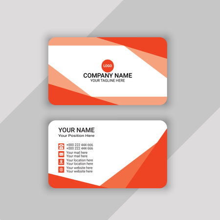 Modern Creative and Clean Business Card Template.のイラスト素材