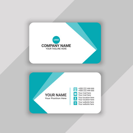 business card or visiting cardのイラスト素材