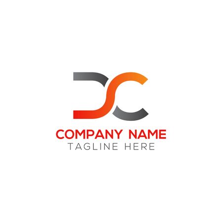 Initial DC Letter Logo With Creative Modern Business Typography Vector Template. Creative Abstract Letter DC Logo Vector.のイラスト素材