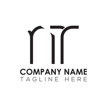 Initial Letter NT Logo Design Vector Template. Creative Abstract NT Letter Logo Designのイラスト素材