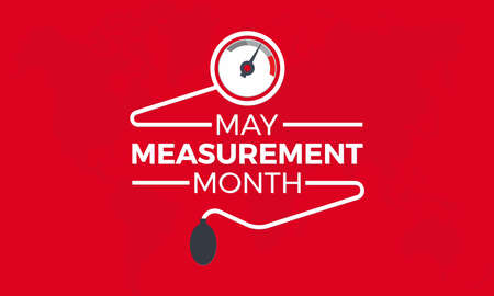 May Measurement month Prevention and awareness Vector Concept. Banner, Poster International May...