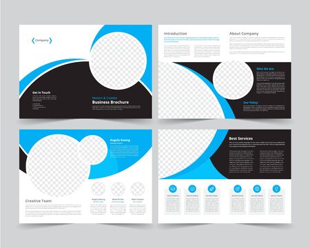 Bifold Brochure Templateのイラスト素材