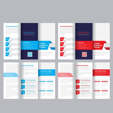Business Trifold Brochureのイラスト素材
