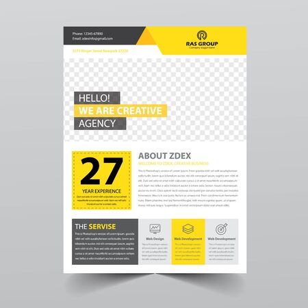 Business Flyer Templateのイラスト素材