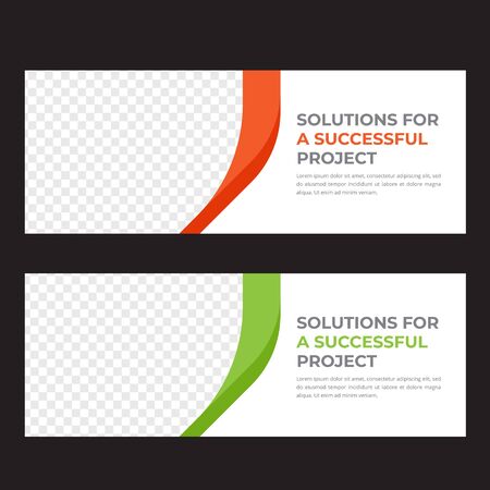 Corporate Business Bannerのイラスト素材