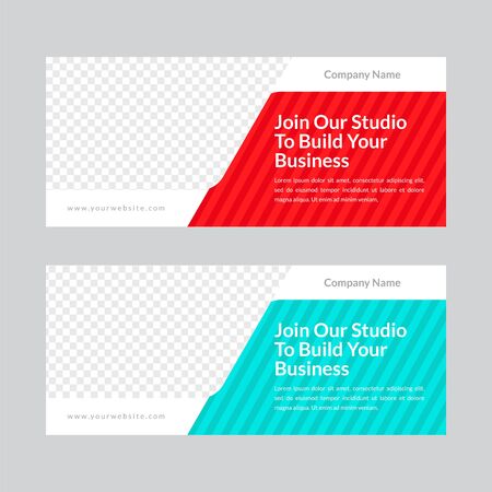 Corporate Business Bannerのイラスト素材