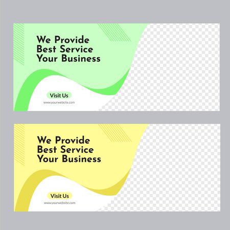 Corporate Business Bannerのイラスト素材