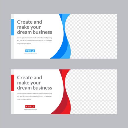 Business Web Bannersのイラスト素材