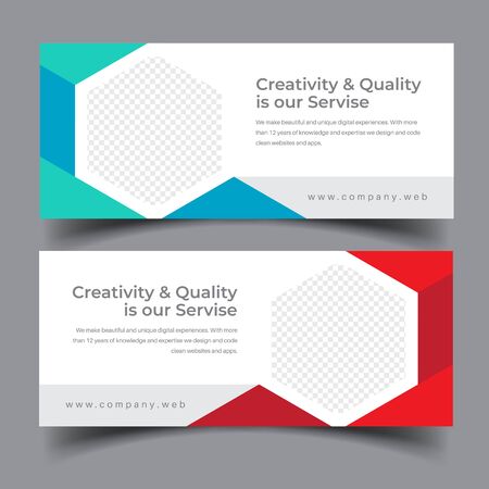 Business Web Banner Templateのイラスト素材