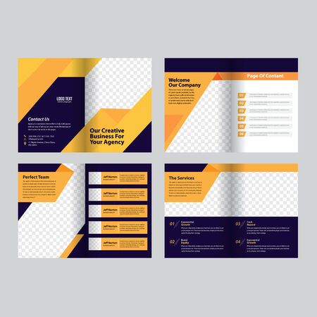 business brochure templateのイラスト素材