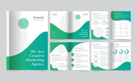 business brochure templateのイラスト素材
