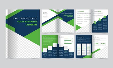 business brochure templateのイラスト素材