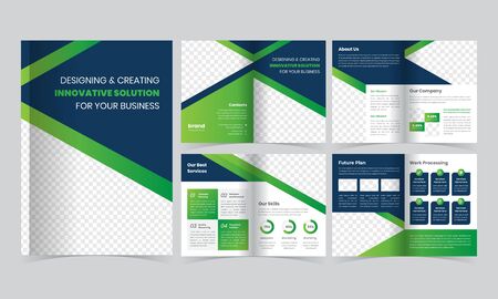 business brochure templateのイラスト素材