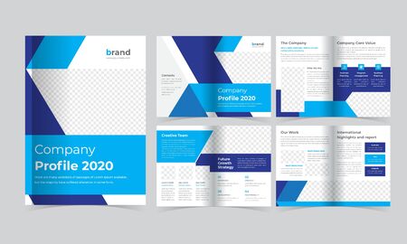 business brochure templateのイラスト素材