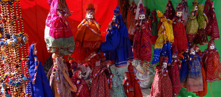 Colorfull puppetsの写真素材