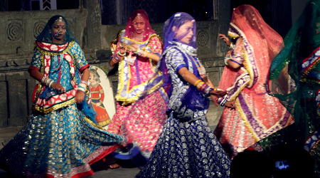 A Form of Rajasthani Dance