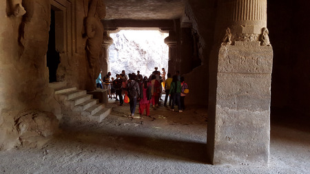 Elephanta caves dock, from where one can reach to one of the oldest rock cut structures of India, the Elephanta caves, associated to the cult of Lord Shiva.のeditorial素材