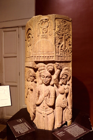 Chhatrapati Shivaji Maharaj Vastu Sangrahalaya Mumbai, houses 50,000 exhibits of ancient Indian history & objects from art, culture, archaeology and natural history.のeditorial素材