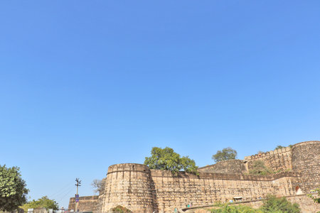 The outer picture of Jhansi Fort is a fortress situated on a hilltop in Uttar Pradesh, Northern...