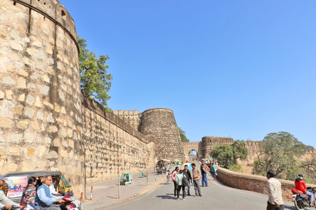 The outer picture of Jhansi Fort is a fortress situated on a hilltop in Uttar Pradesh, Northern...
