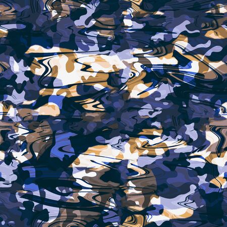 Abstract color series. Composition of colorful paint in motion on canvas for projects on art, creativity and imagination. seamless patternの写真素材