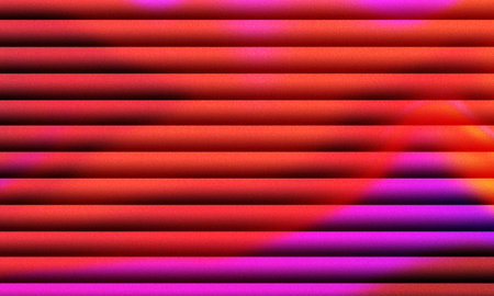 Abstract horizontal stripes background with warm red, orange, and purple gradient