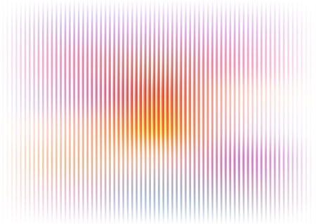 Abstract graphic pattern of colorful vertical lines with a vibrant gradient spectrum, ideal for modern designs and backgrounds.の写真素材