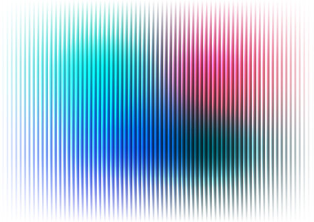 This modern abstract background features vibrant vertical lines, creating a dynamic color gradient pattern and visual depth.の写真素材