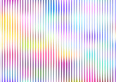 Abstract background with colorful vertical stripes and gradient light effects, creating a vibrant, modern backdrop.の写真素材