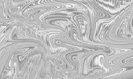 Abstract liquid silver metallic swirling texture background modern digital art patternの写真素材