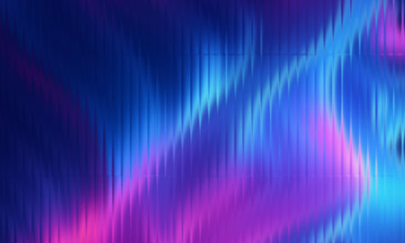 Vibrant blue and purple abstract digital wave pattern background designの写真素材