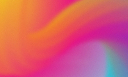 Vibrant grainy gradient background with smooth color transitions abstract designの写真素材