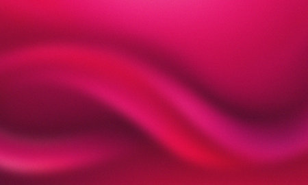 Abstract fuchsia and magenta gradient background with flowing waves and noiseの写真素材