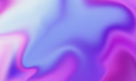 Abstract grainy gradient background with soft purple, pink, and blue color blendの写真素材