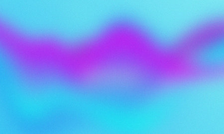 Abstract purple and blue gradient background with soft waves and subtle noise textureの写真素材