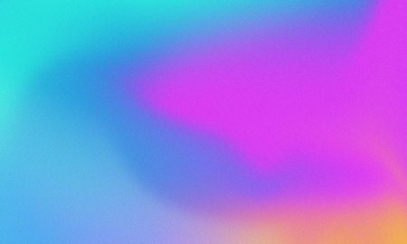 Vibrant colorful smooth abstract gradient with grainy noise texture effectの写真素材