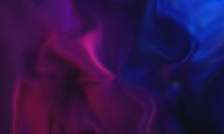 Abstract vibrant gradient backdrop, soft pink, blue, purple, fluid, fine grain.の写真素材