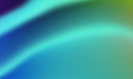 Abstract gradient background with vibrant blue, green, and turquoise colors.の写真素材