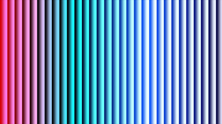 Abstract background of vibrant vertical stripes showcasing a smooth red to blue color gradient.の写真素材
