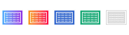 Grid Pattern Design Icon Set vol 1212