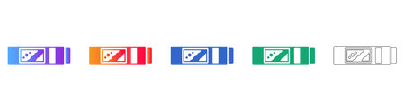 Digital Image Frame scalable design Icon Set vol 2061