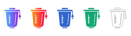 Laboratory Suction Device and Fluid Extractor Icons vol 2428