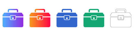 Vibrant Toolbox Icon Pack vol 2168