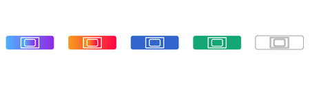 Medical Plaster Icons in Five Variations vol 3167