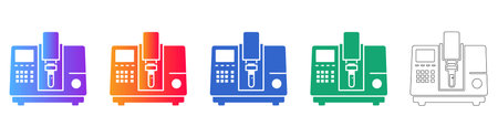 Scientific Centrifuge Machine Icons vol 3524