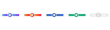 Loading Progress Bar Icons Set vol 31048