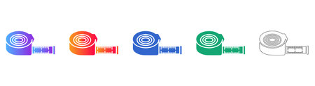 Measuring Tape and Accuracy Tool Icons vol 31407