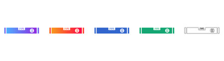 Spirit Level Tool Icons Set vol 31711