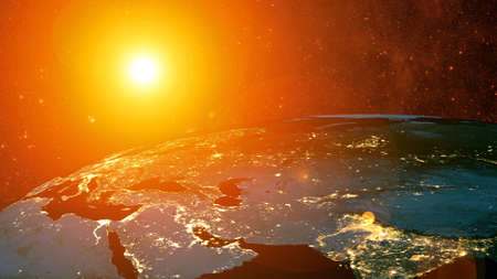 earth planetの写真素材